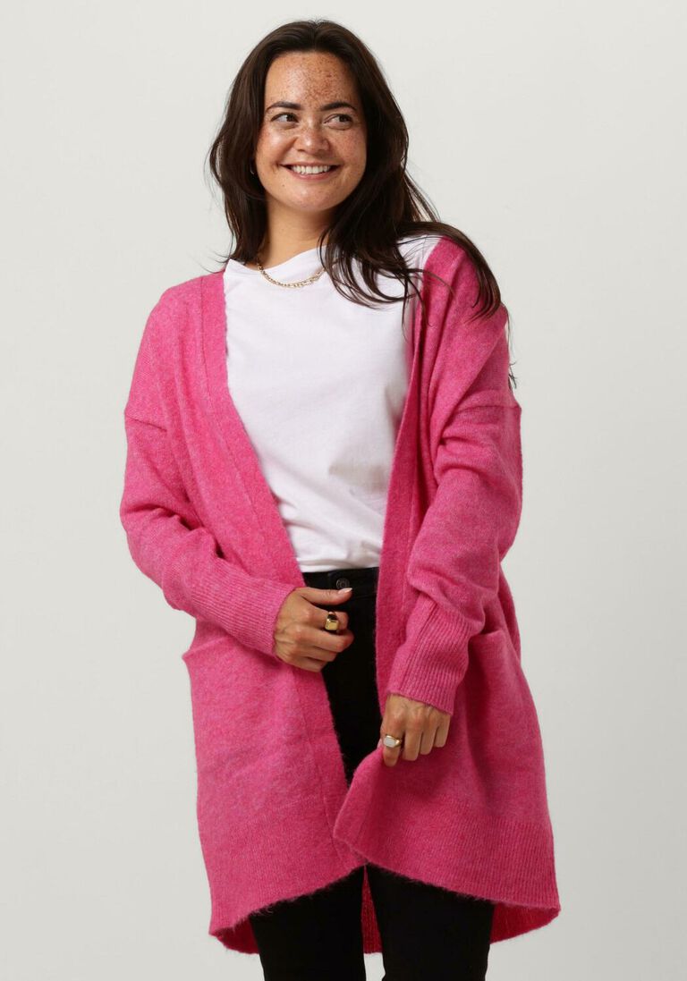 SELECTED FEMME fuchsia selected femme vest slflulu new ls knit long cardigan b