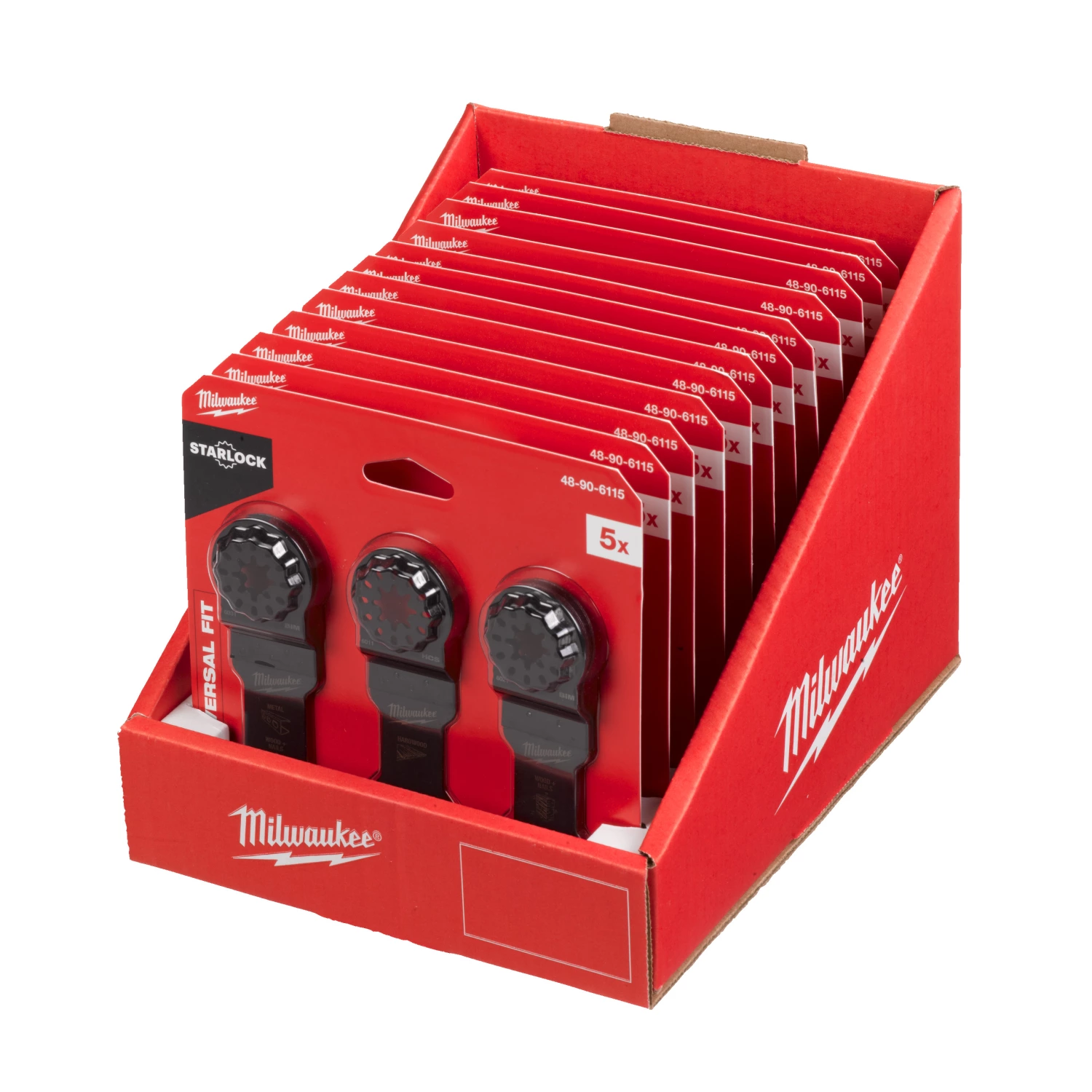 Milwaukee 48906115 Multitool Starlock hout / metaal bladenset (5-delig)
