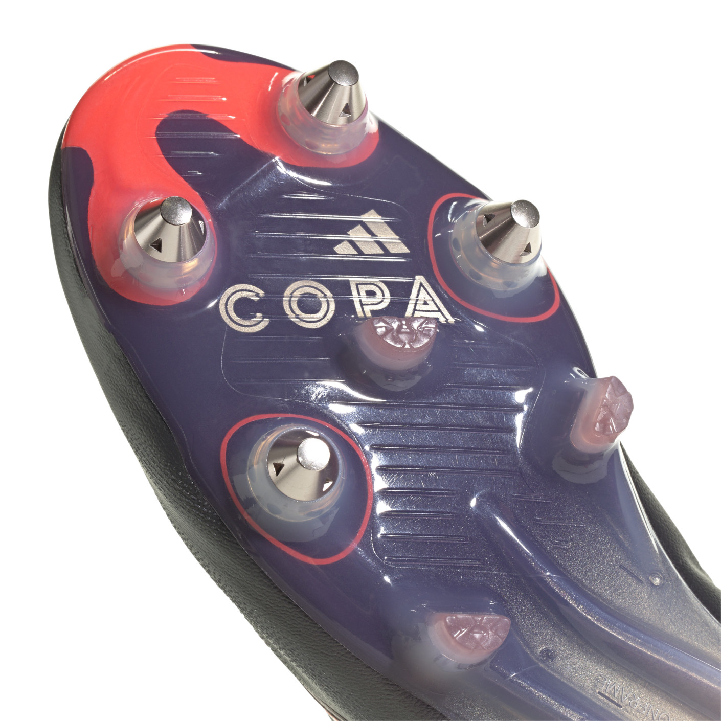 Adidas Copa Pure 2 Elite IJzeren-Nop Voetbalschoenen (SG) Donkerpaars Zilver Roze