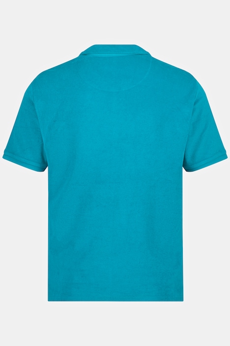 Poloshirt, Halbarm, Frottee, Cuba-Kragen