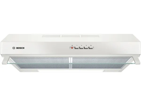 Bosch Serie | 4 DUL63CC20 - Hætte - standard - bredde: 60 cm - dybde: 48.2 cm - udtrækning og recirkulation (-) - hvid