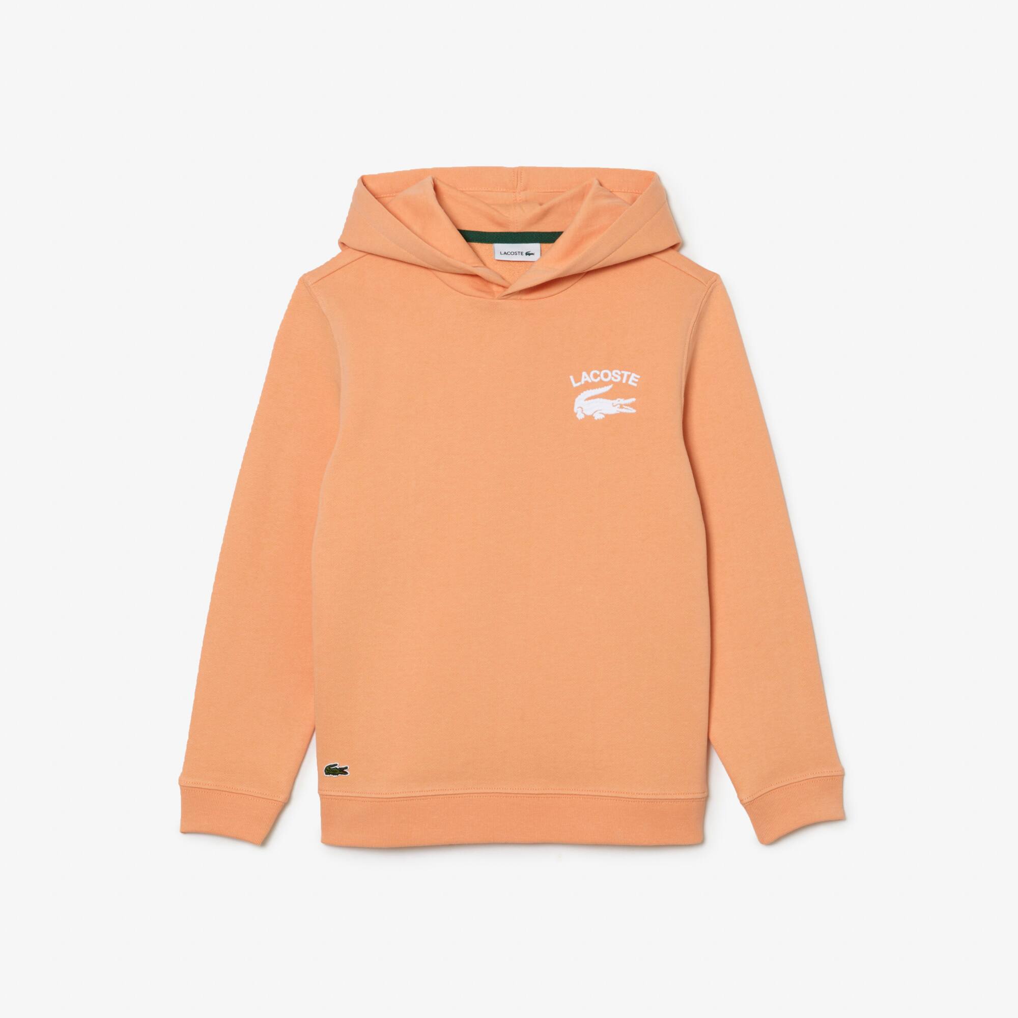 Sweatshirt à capuche garçon Lacoste avec imprimés Pullovers & Sweatshirts - Orange - Lacoste - Garçon