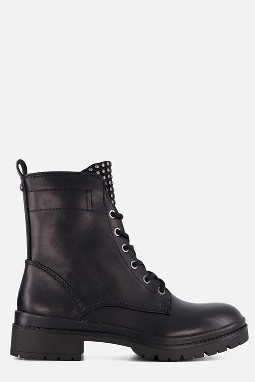 Tamaris Veterboots zwart Textiel