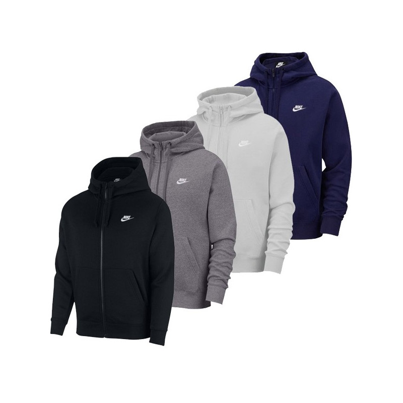 Sweat capuche homme Nike Club Fleece FZ