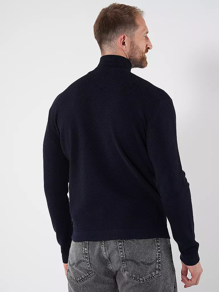 WOOLRICH Troyer Pullover blau
