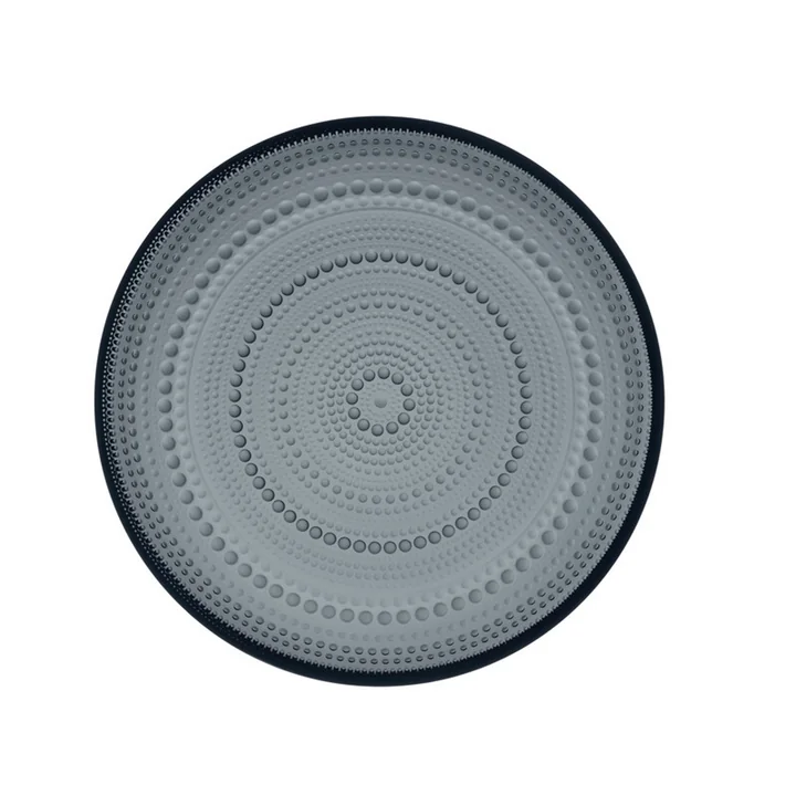 Iittala - Kastehelmi Teller, Ø 24,8 cm, dunkelgrau