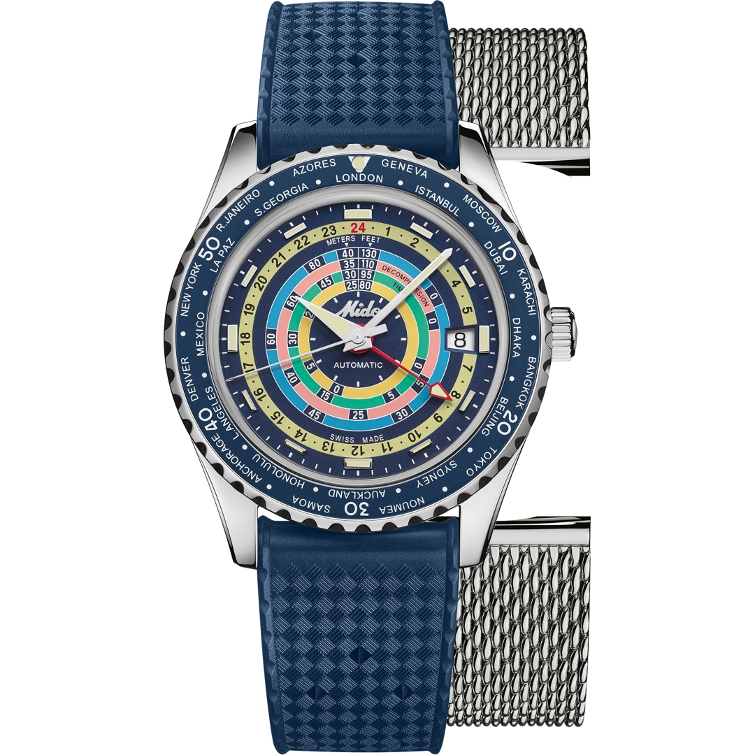 Mido Ocean Star Decompression Worldtimer Special Edition