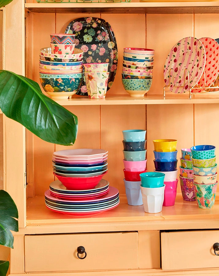 Melamin-Becher FAVORITE COLORS medium 6er-Set
