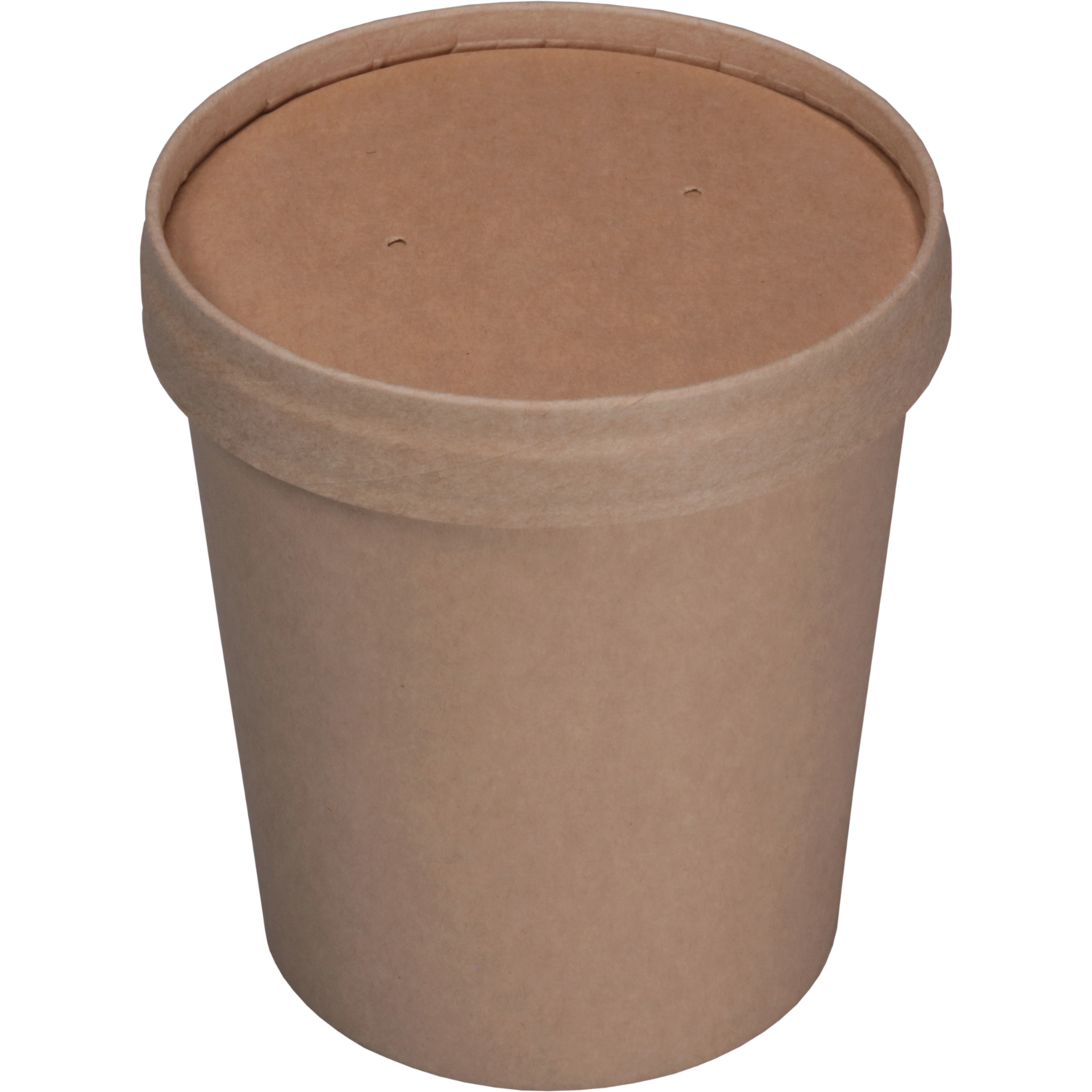 Depa, Soepbeker, incl. deksel, Karton + PP, 400ml, 16oz, 100mm, bruin