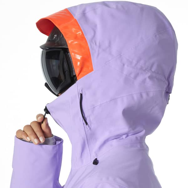 Veste de ski HELLY HANSEN W POWDERQUEEN INFINITY JACKET HEATHER