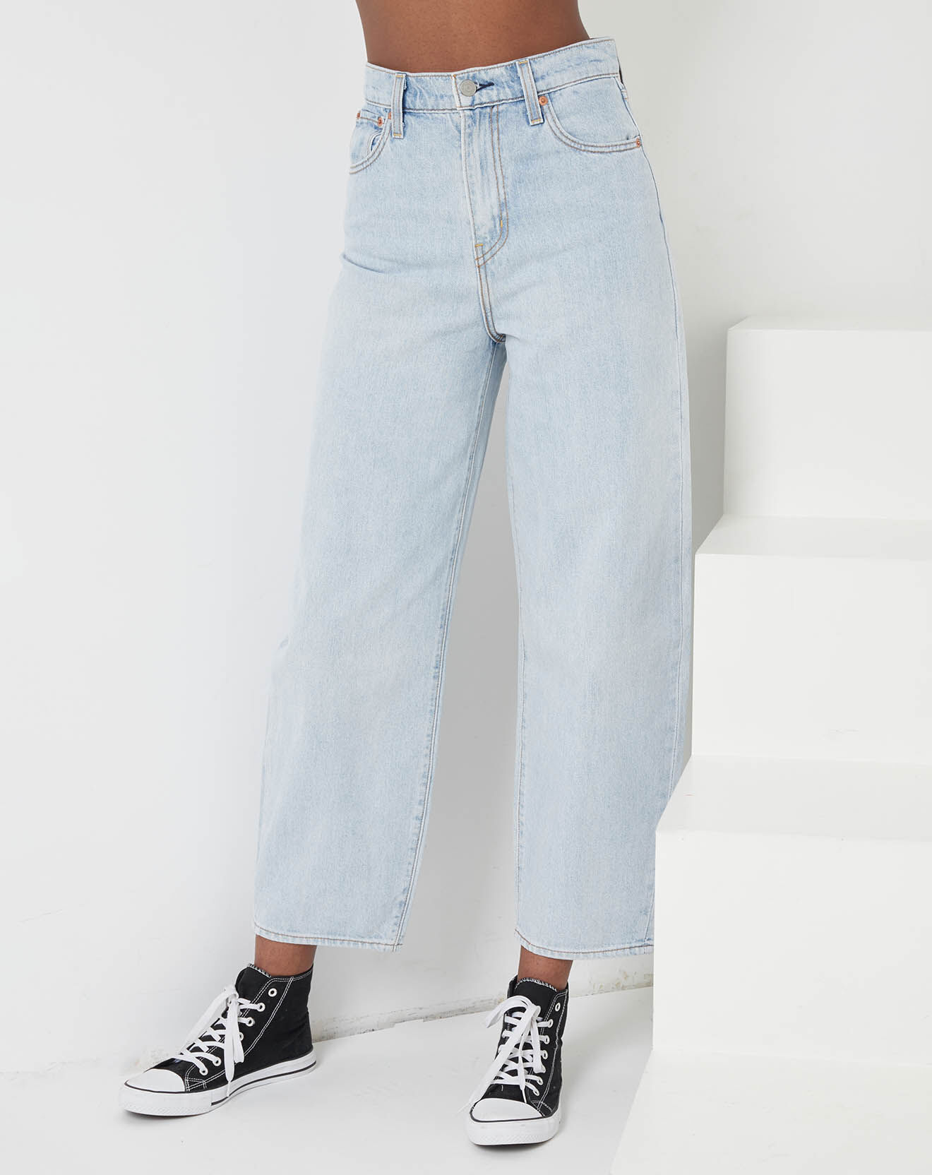Levi's® Jean Balloon  courbure sur les hanches bleu
