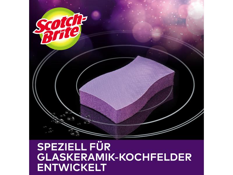 Scotch-Brite Schwamm Scotch-Brite Glaskeramik 1 Stück Schwamm für Glaskeramik-Kochfelder