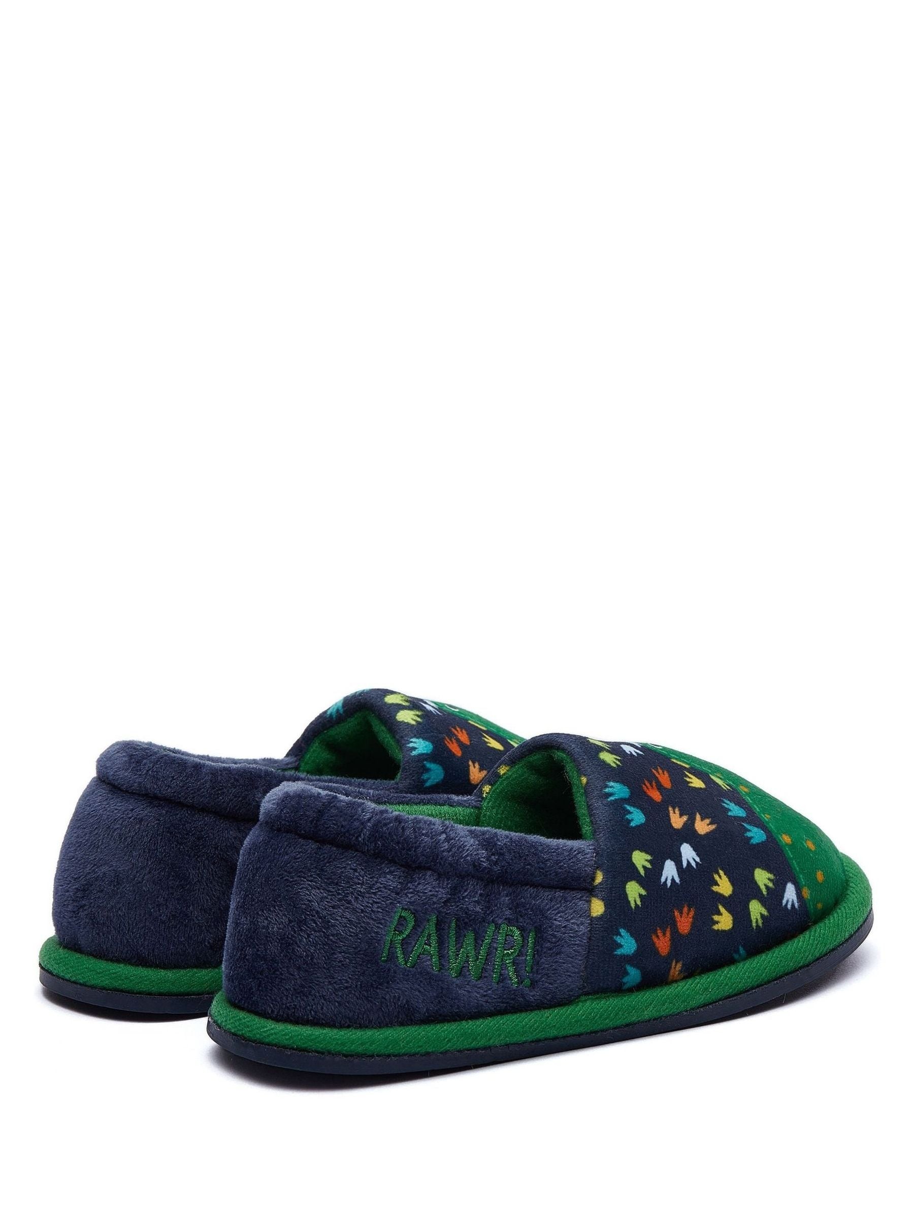 Harry Bear pantoffels met dinosaurusprint