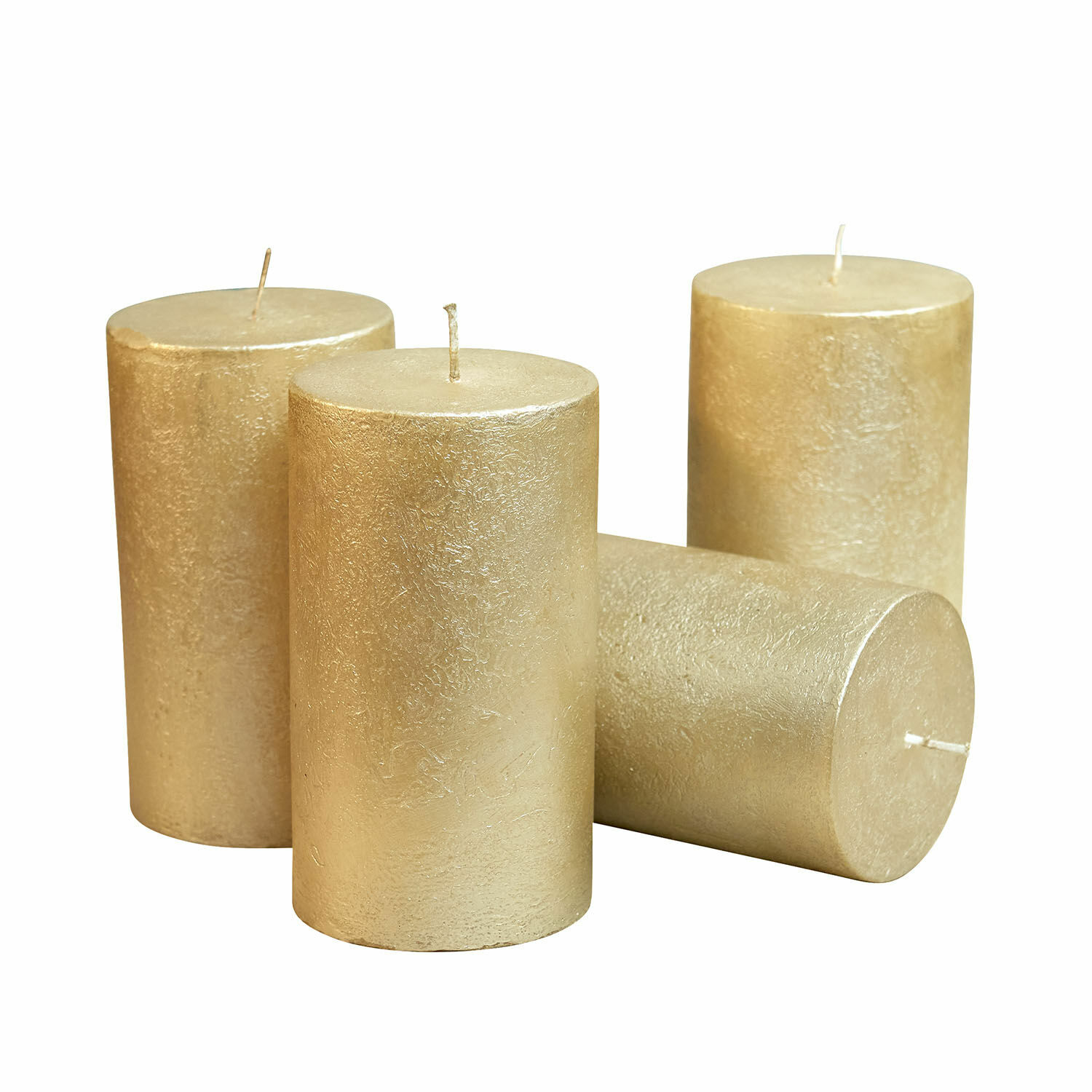 Kerze 4er Set Braga gold