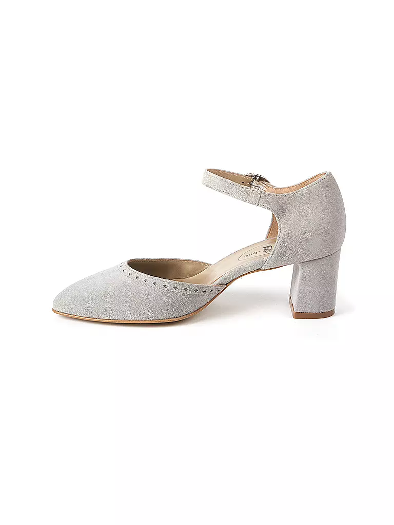 DIRNDL & BUA Trachtenschuhe - Pumps grau