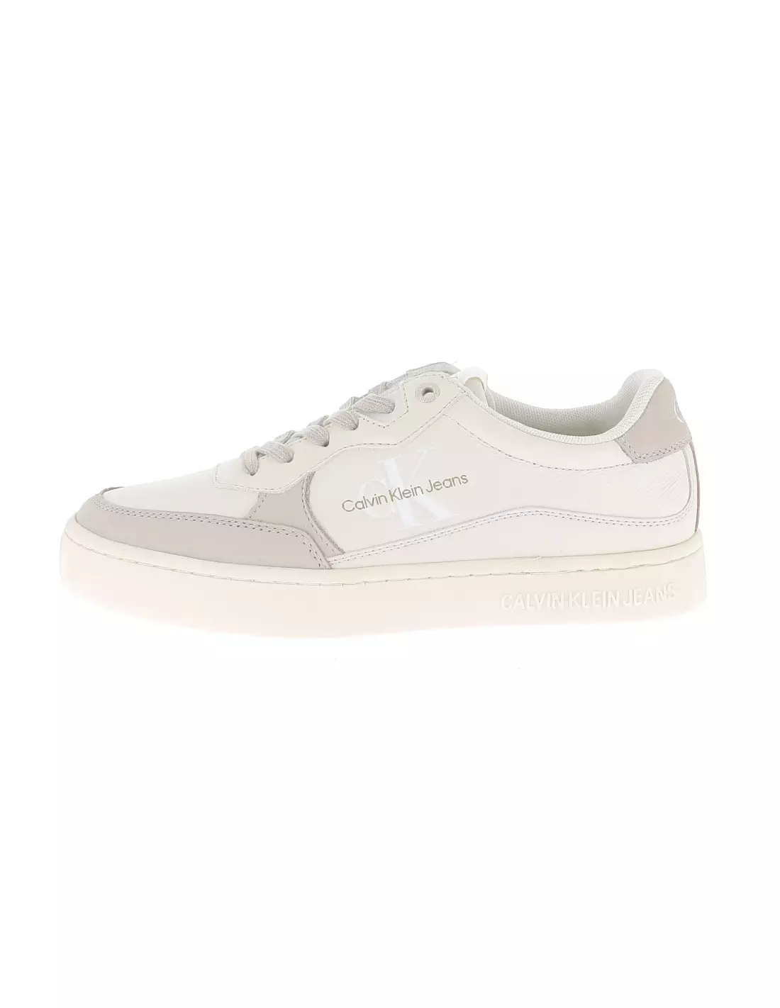CALVIN KLEIN JEANS CLASSIC CUPSOLE LOW - Baskets 0GFCREAMYWHITEEGGSHELL