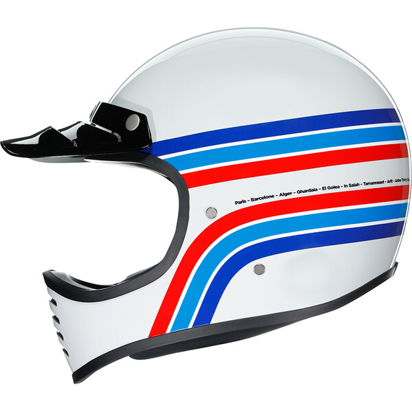 AGV - Casque X101 Dakar 87 Blanc / Bleu / Rouge