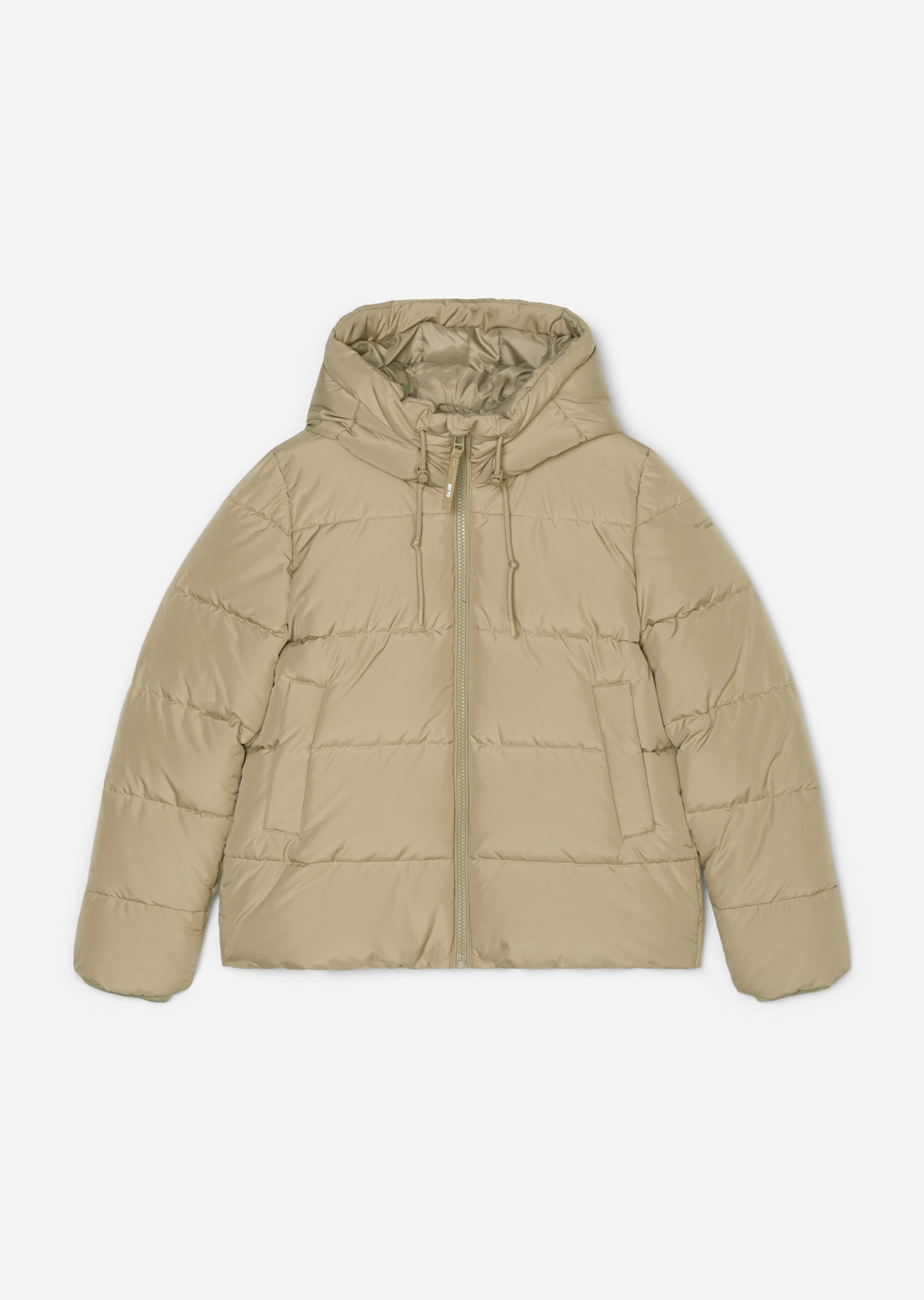 Kapuzen-Puffer-Jacke relaxed aus teilweise recycelten Materialien