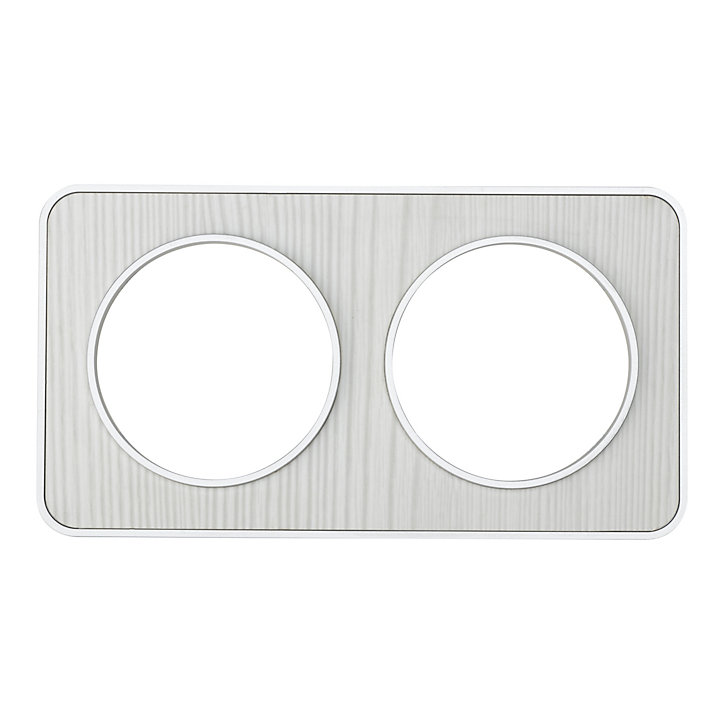 Plaque de finition double Jacobsen Espen bois blanc