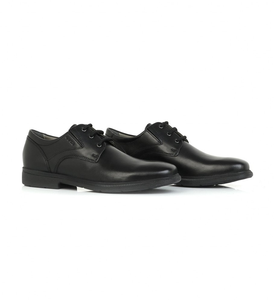 Sapatos GEOX Jr Federico em couro preto