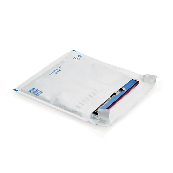 Pochettes plastique matelassées bulles Mail Lite Tuff 27 x 36 cm coloris blanc, lot de 100