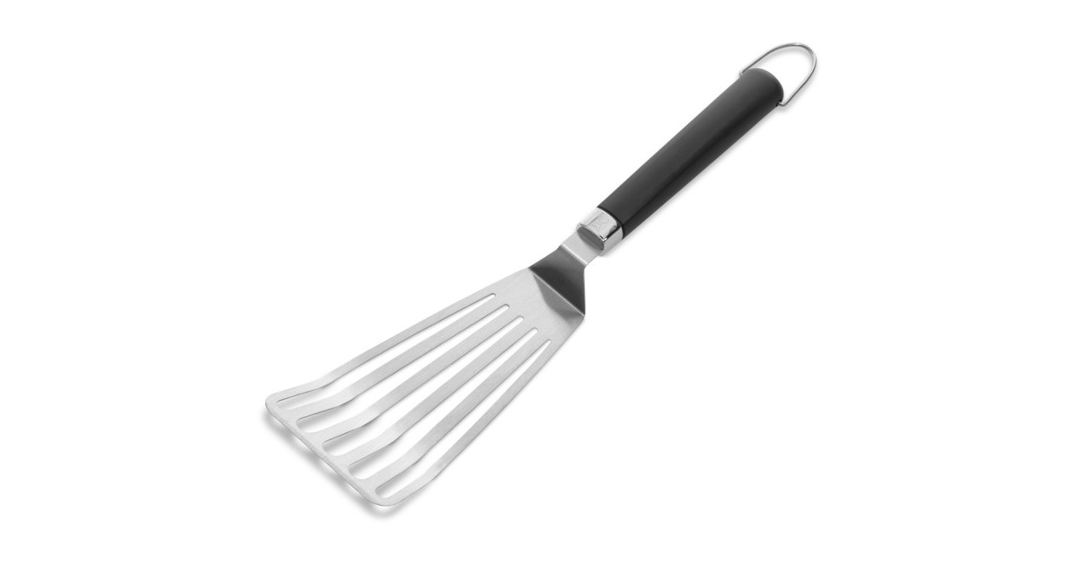 WeberFlexibele spatel voor de Plancha  (Roestvrij staal/zwart)