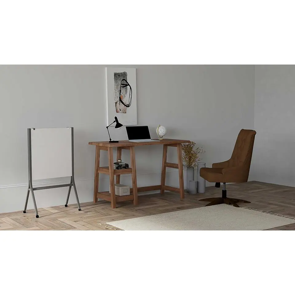 Emob Creatief bureau voor thuisstudie - 100% dennenhout - walnoot
