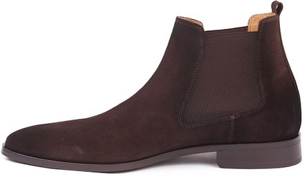Suitable Chelsea Boot Suede Donkerbruin 15632-S0041 kopen