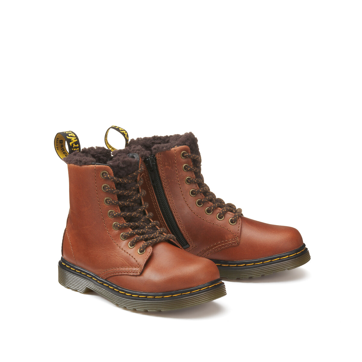 DR. MARTENS<br>Botas de couro forradas 1460 Serena J