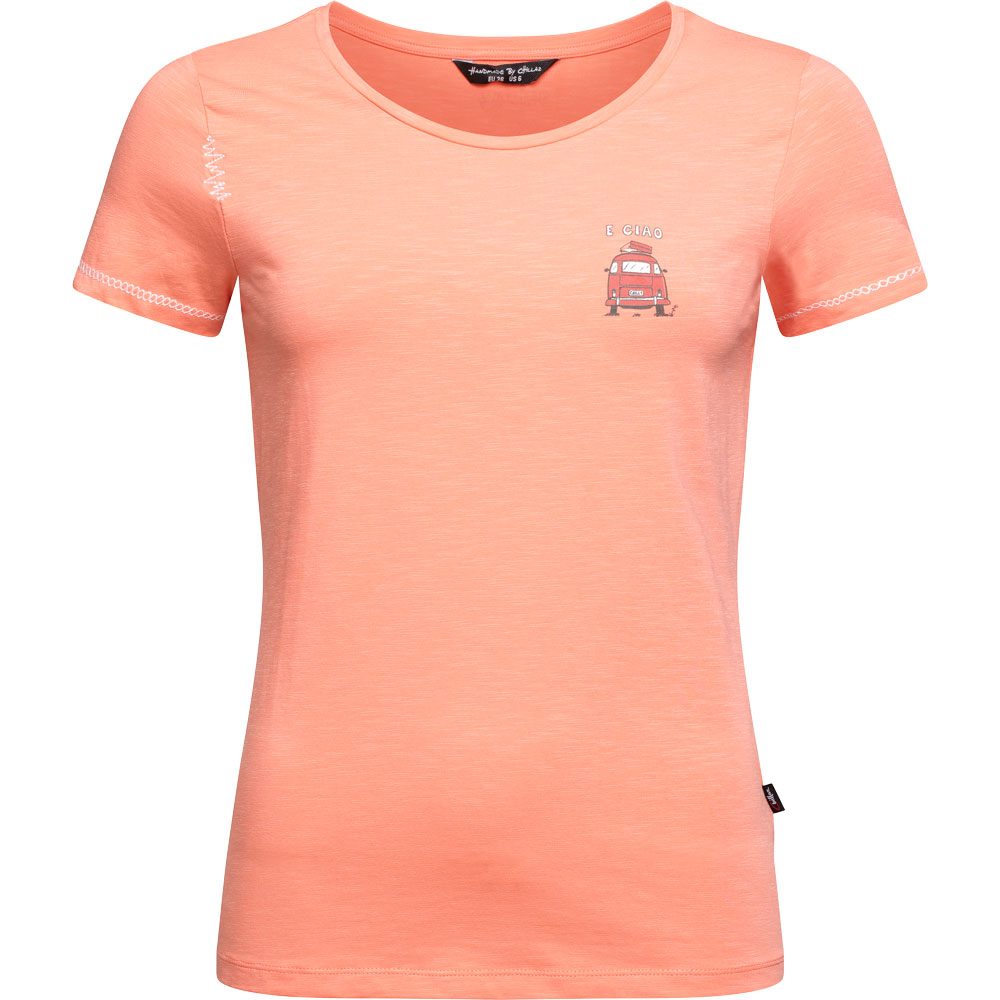 Chillaz Gandia E Ciao T-Shirt Damen coral