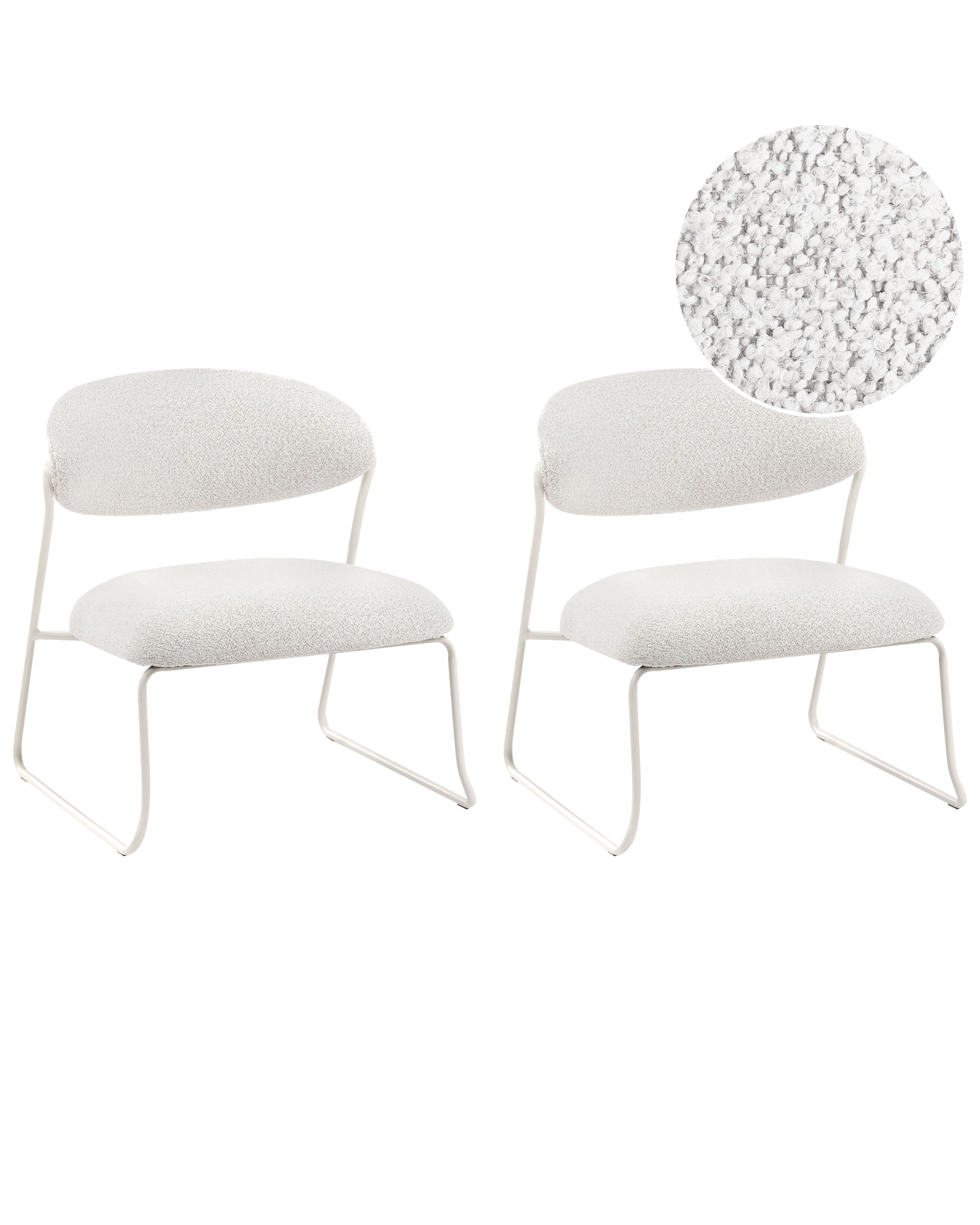 Set van 2 fauteuils KOLSVA Stof Gebroken wit