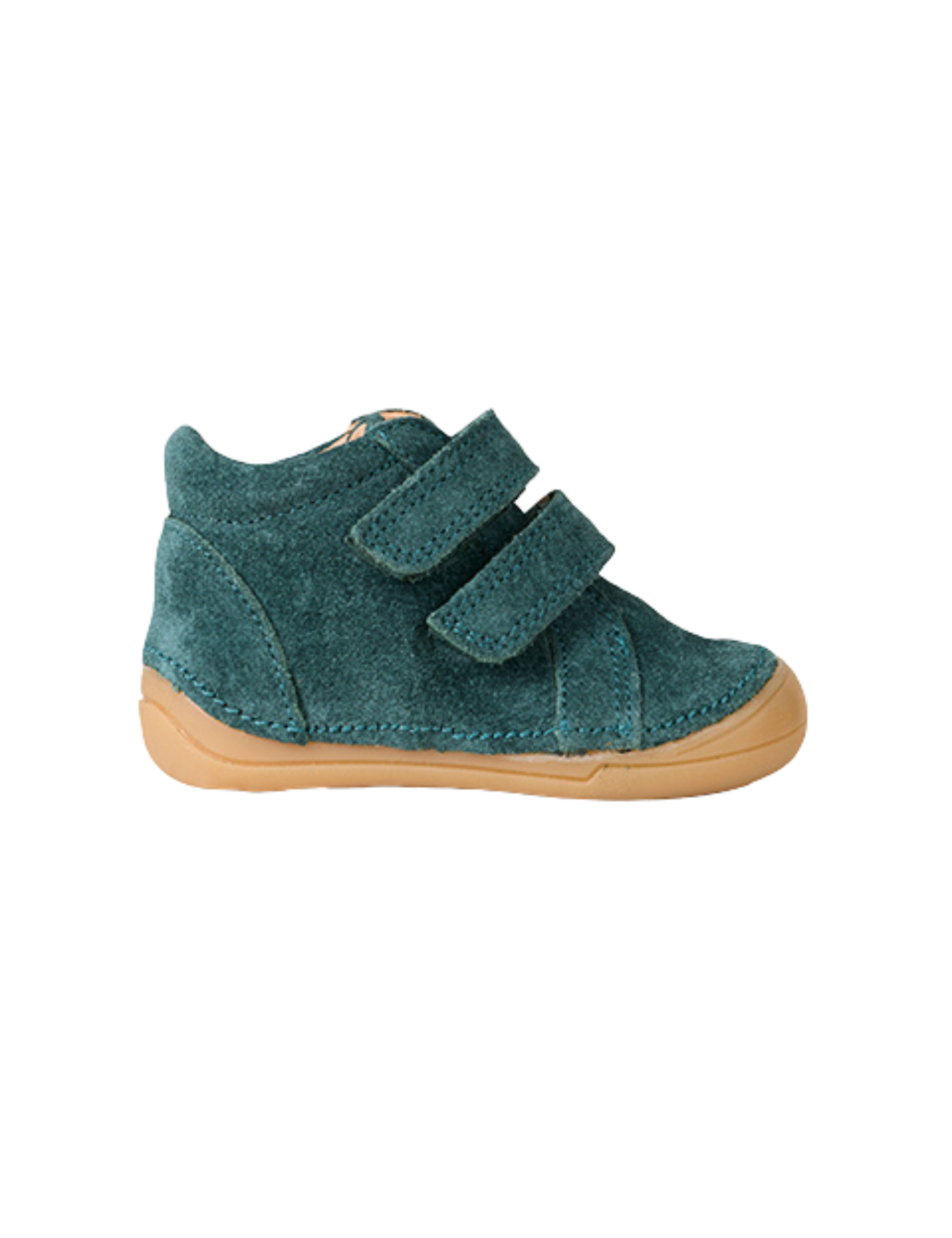 Mini Bootie Velcro - Teal Suede
