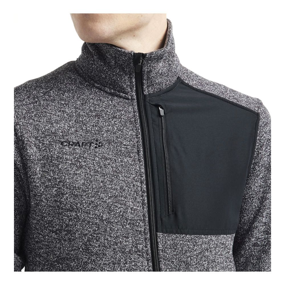 Craft ADV EXPLORE HEAVY FLEECE - Polaire Homme black melange