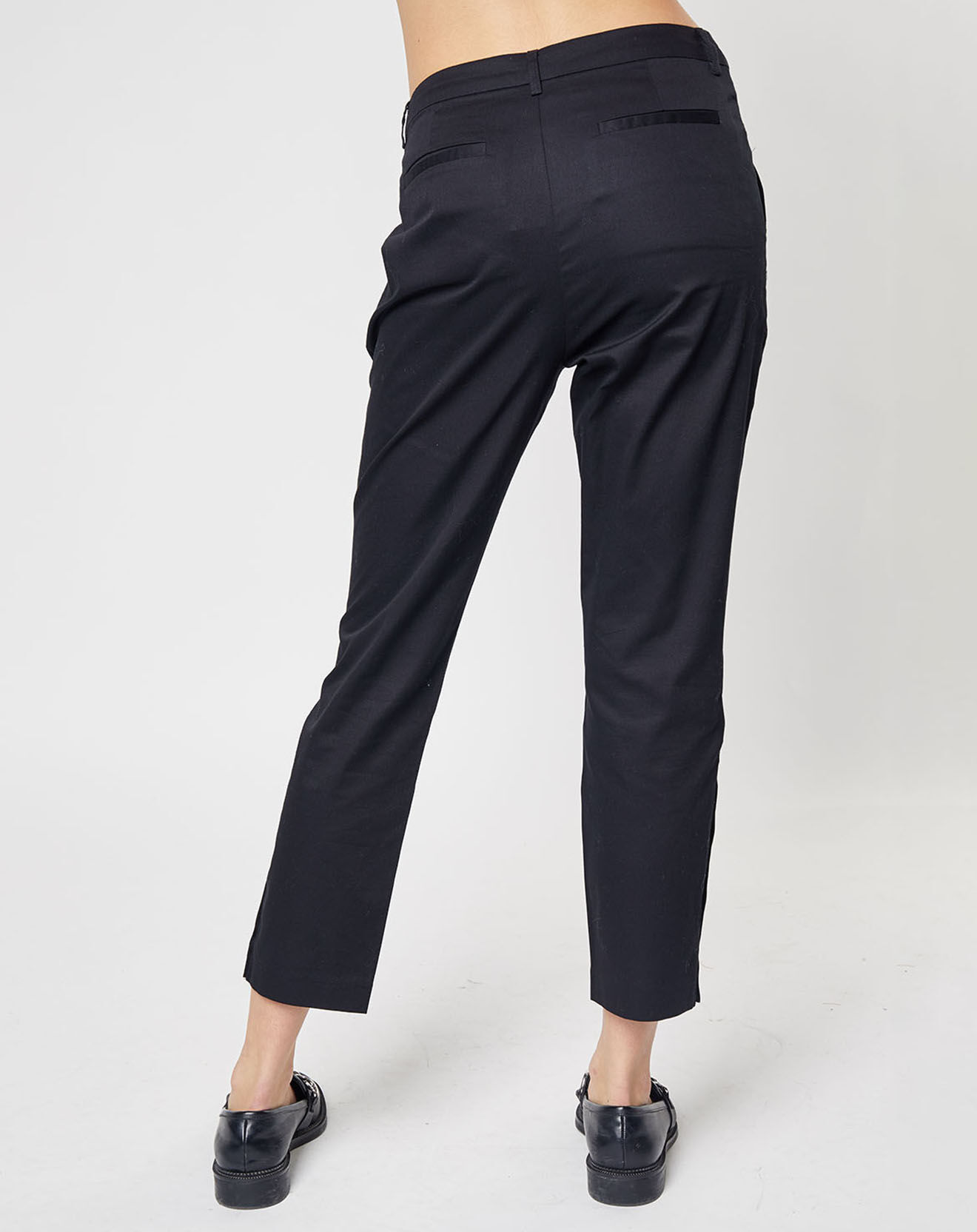 Karl Marc John Pantalon chino Palmito en Coton noir
