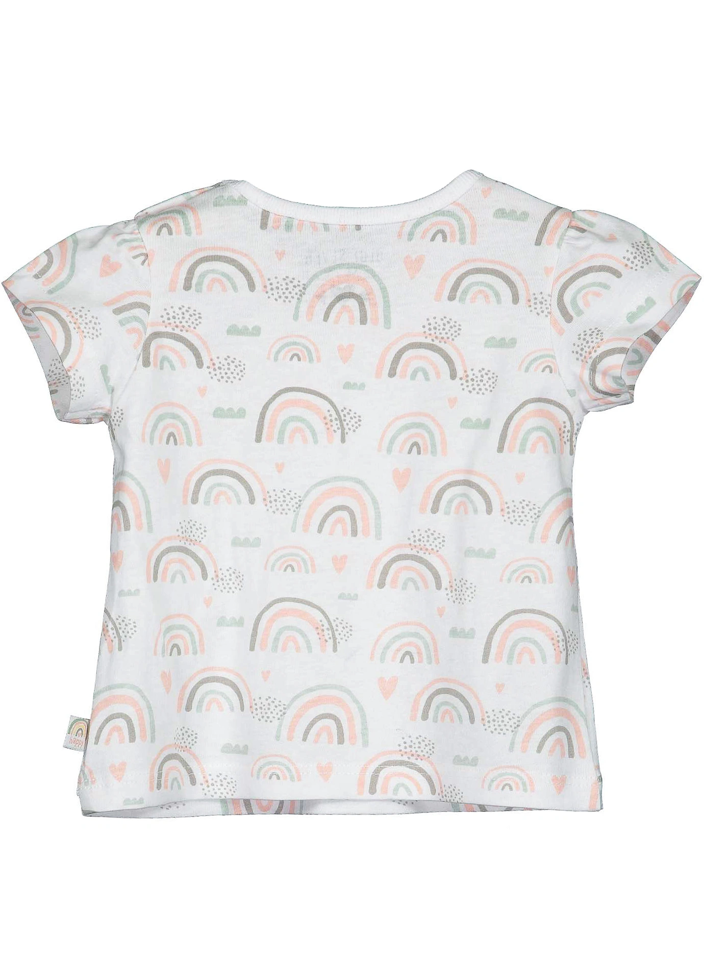 T-Shirt RAINBOW SMILES 2-teilig in nebel