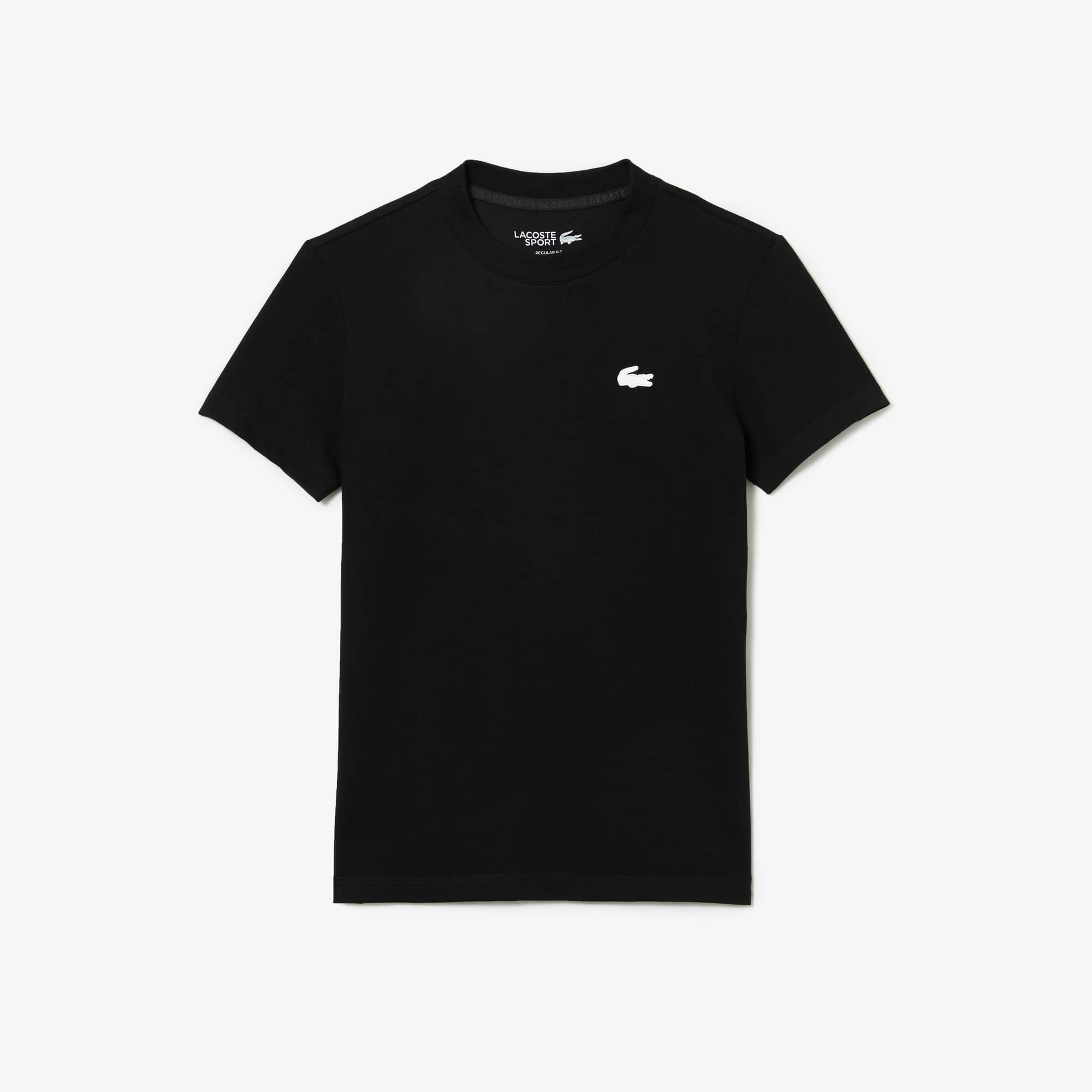 T-shirt jersey technique de coton biologique ultra-dry T-Shirts - Noir - Lacoste - Femme