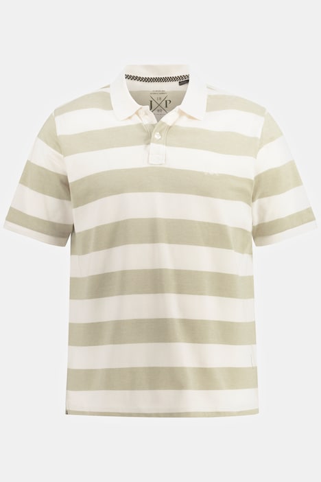 Poloshirt, Halbarm, Ringel, Polokragen