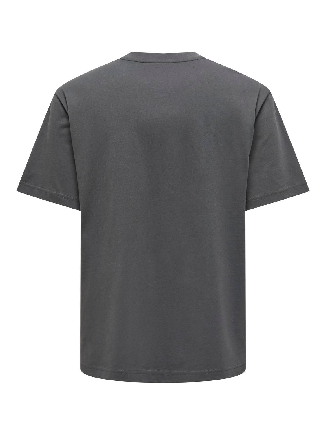 ONSFRED T-shirt Grey Pinstripe