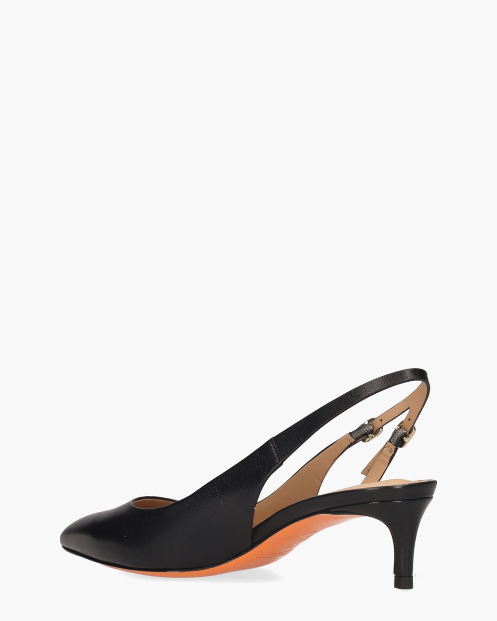Santoni 71407 Zwart Dames Slingbackpumps