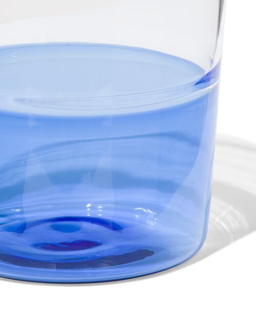 verre à eau 320ml vaisselle dépareillée verre avec bleu