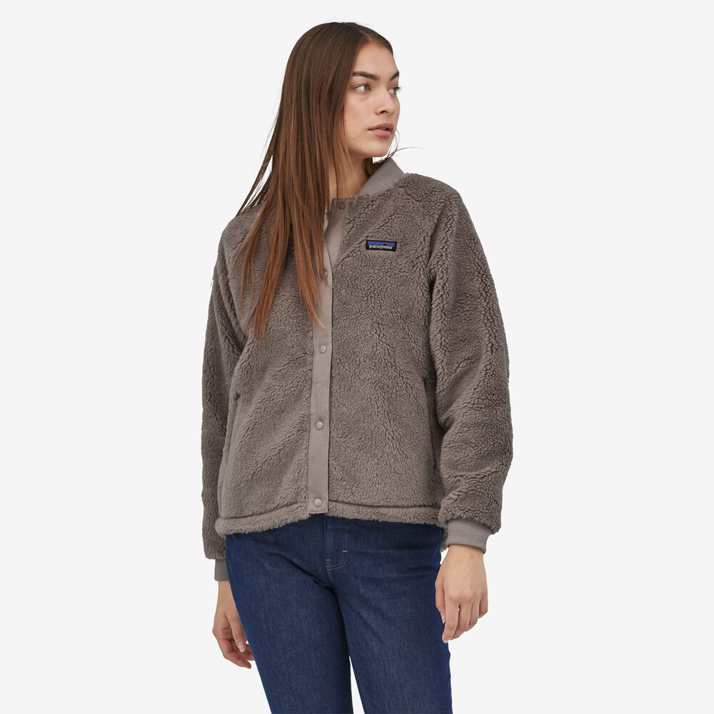 Damen-Bomberjacke aus Woolyester-Fleece