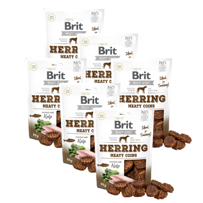Friandises Brit Jerky Meaty en forme de pièces