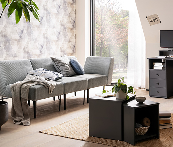 DOMO collection Sessel »Karlsborg Leif55«, grau