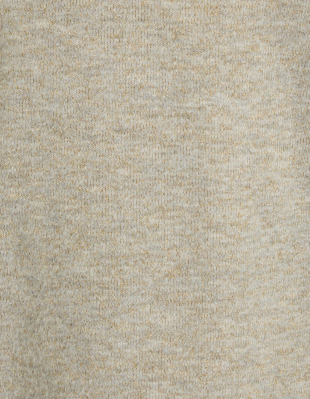 anytime gebreide glitter trui grijs met gouden lurex