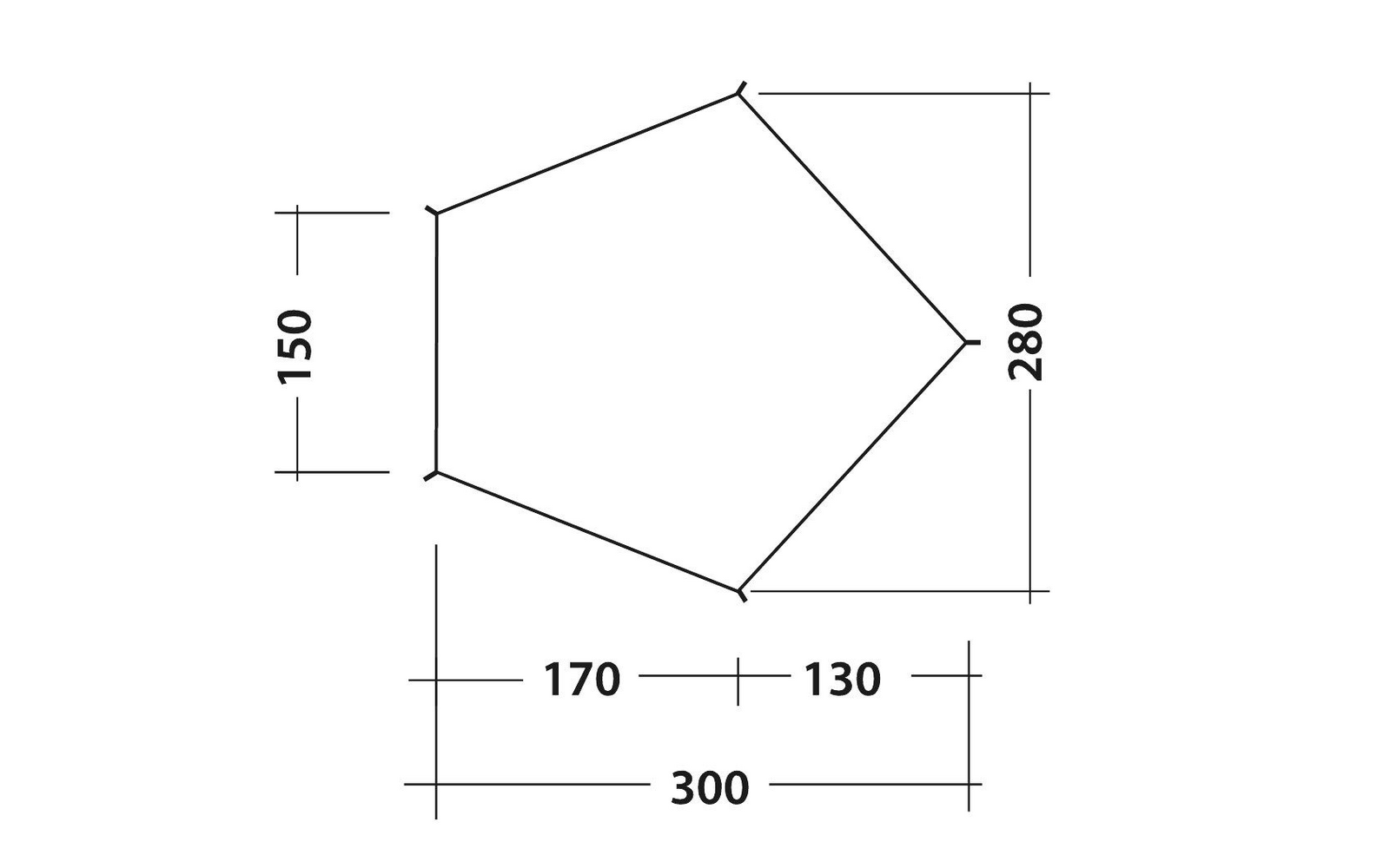 Robens Trail Wing Tarp 3 x 2,8 Meter grün