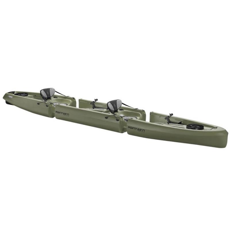 Kayak Point 65°N Mojito Angler Duo Sit-On-Top Modulable - Vert