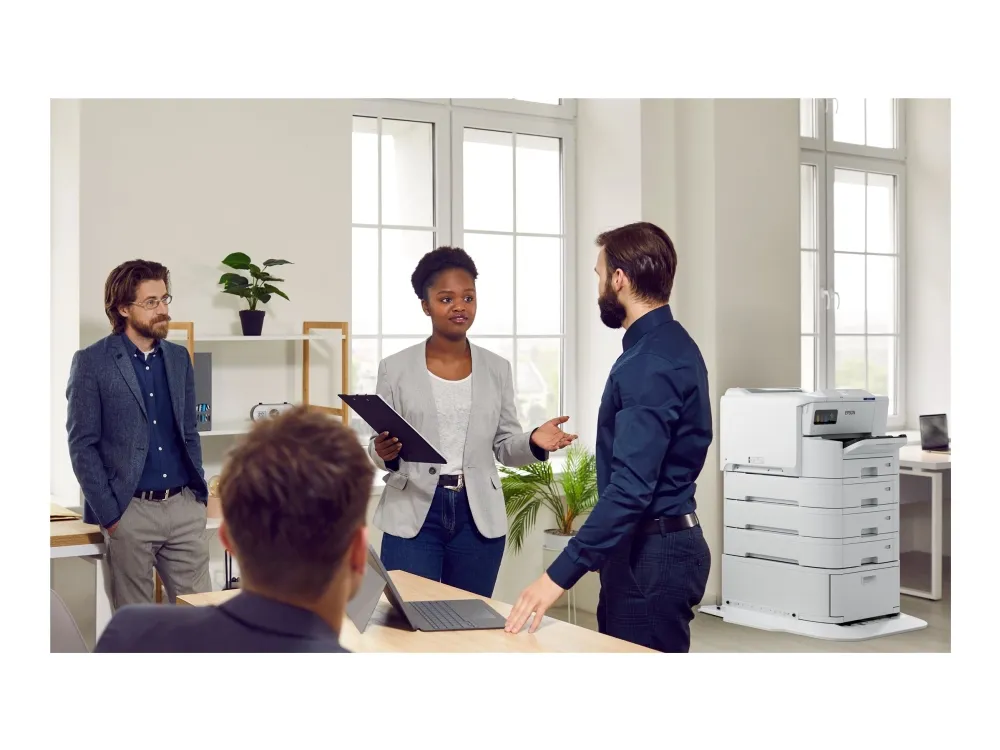 Epson WorkForce Pro EP-C7000DW - Printer - farve - Duplex - blækprinter - A3 - 4800 x 1200 dpi - op til 25 spm (mono) / op til 24 spm (farve) - kapacitet: 335 ark - USB 2.0, USB 3.0, Gigabit LAN, Wi-Fi(n), USB vært