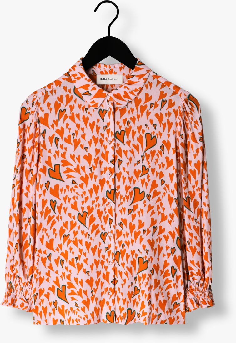 POM AMSTERDAM roze pom amsterdam blouse blouse 7228