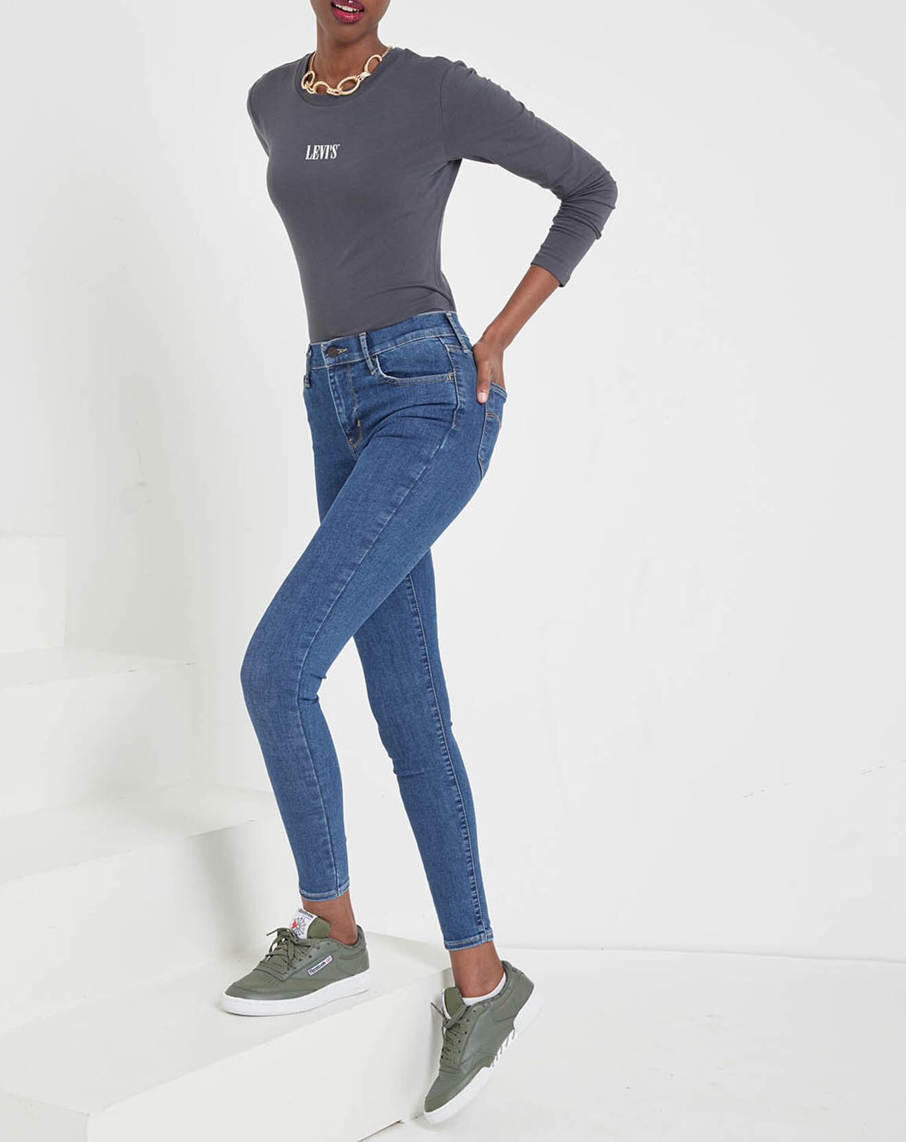 Levi's® Jean 720 High Super Skinny bleu