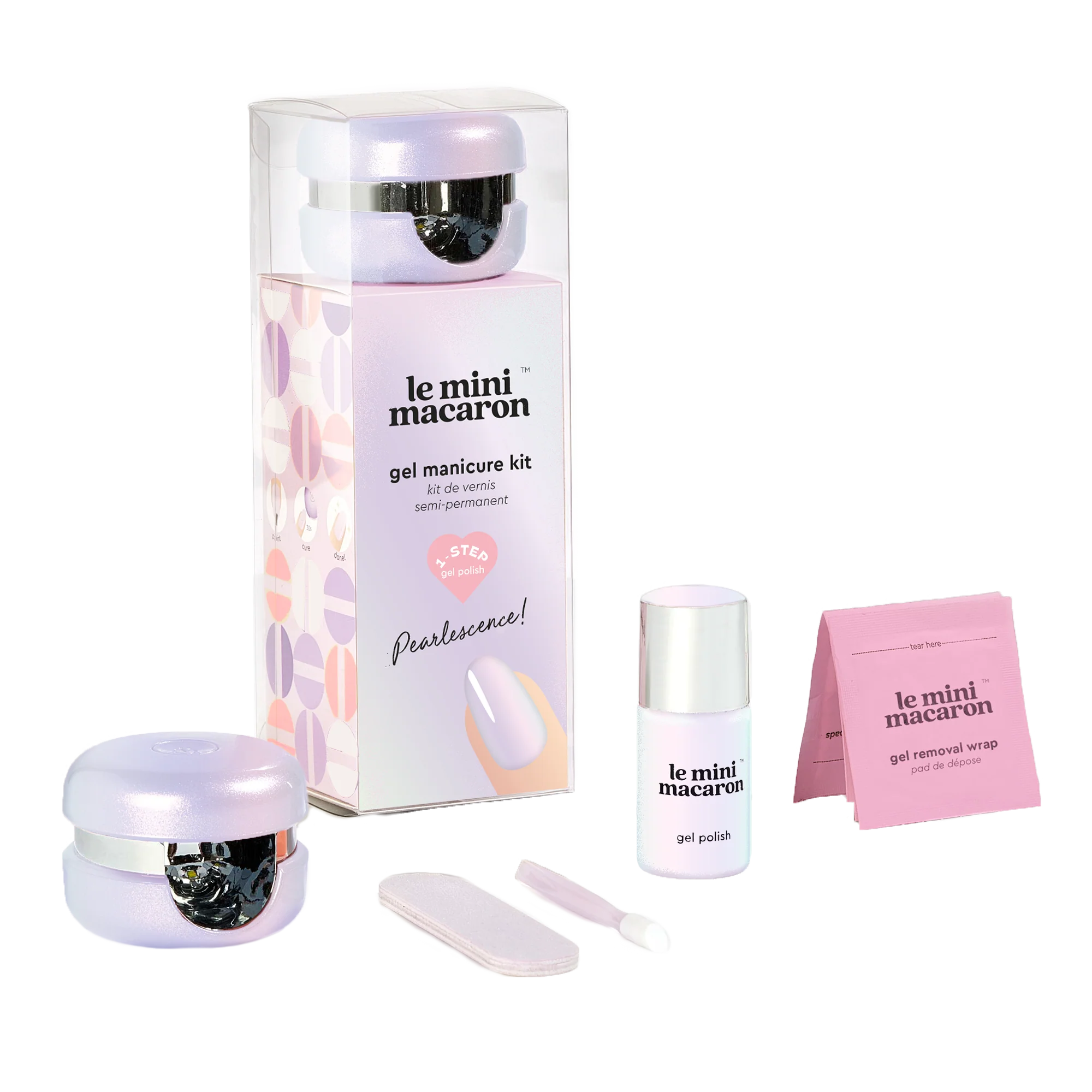 Le Mini Macaron  Gel Manicure Kit - Pearlescence